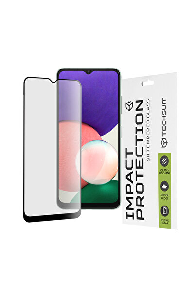 Techsuit Folie sticla Samsung Galaxy A22 5G 111D Full Glue Full Cover, negru