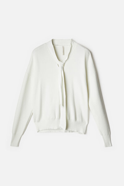 urban focus Kravatlı V Yaka Kazak