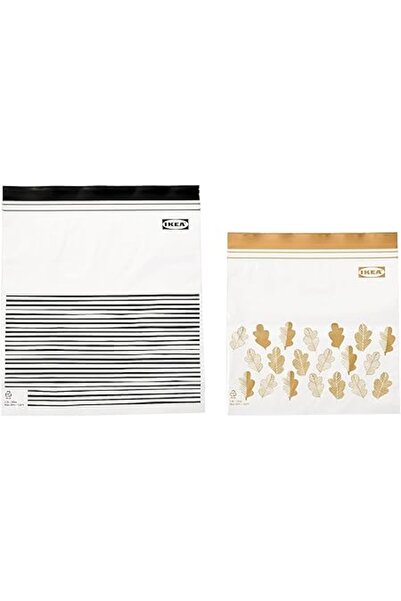 Genericc Ikea 50 resealable bags (ISTAD) - GREY - ziplock - food freezer sand...