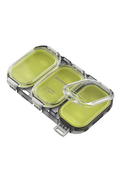 daiwa Su Geçirmez 11*6.7*1.1cm 3 Bölmeli Balıkçı Kutusu Green Smoke