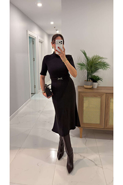 BİRCANÇİL Rochie cu curea maro ZR Holla