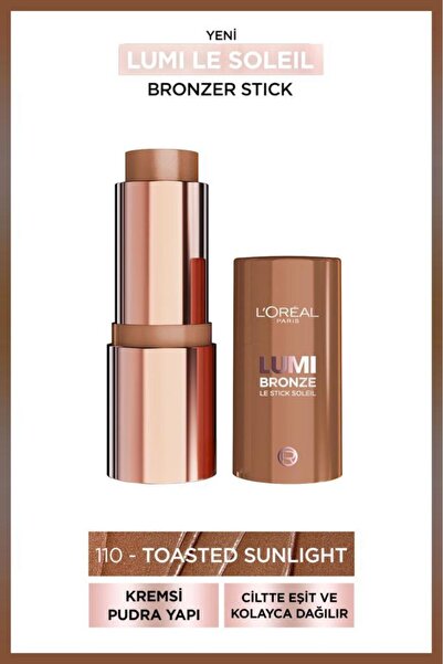 L'Oreal Paris Lumi Bronzlaştırıcı Stick - 110 Toasted Sunlight