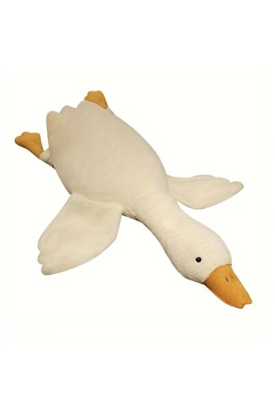 Krista Jucărie de pluș Gâscă pufoasă, albă, 160 cm