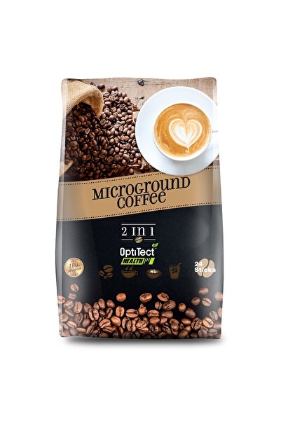 OptiTect Health Arabica Microground Coffee 2 in 1, 24 Stick Packs, Weight Los...
