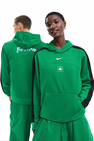 Nike Boston Celtics Therma Fit Pullover Loose Fit Hoodie Unisex Hooded Loose ...