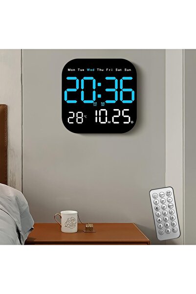 Generics Necomi Digital Clock, 9 Inch Large Wall Clocks, Count Down Timer wit...
