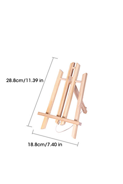 choice2 حامل خشبي للرسم، مقاس 18.8 × 28.8 سم، ارتفاع قابل للطي، مناسب للعرض ع...