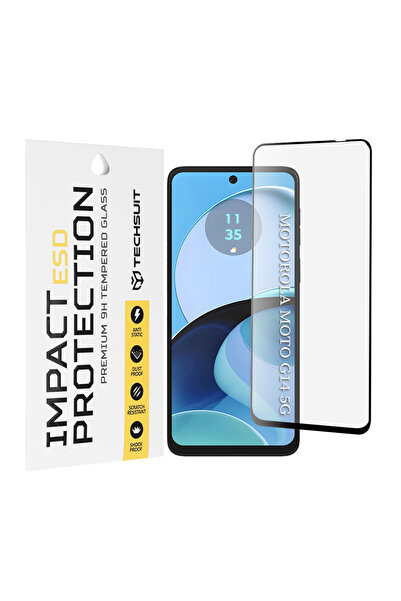 Techsuit Folie sticla Motorola Moto G14 ESD Glass, negru