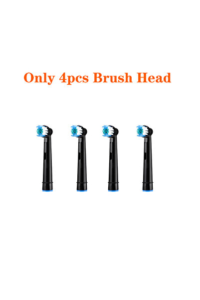 Choice3 4 brush heads-black Intelligent Rotating Electric Toothbrush, Recharg...