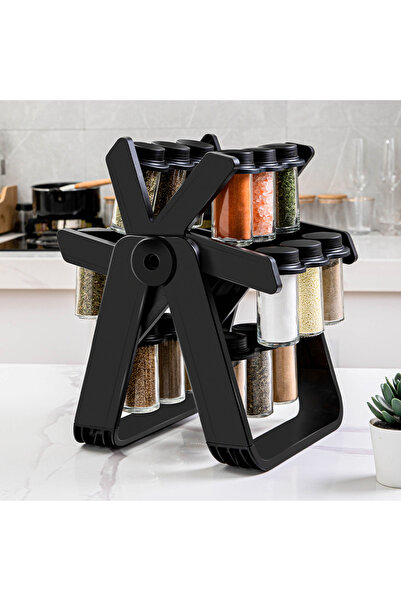 OEM Rotating Spice Rack, 18 100ml Bottles