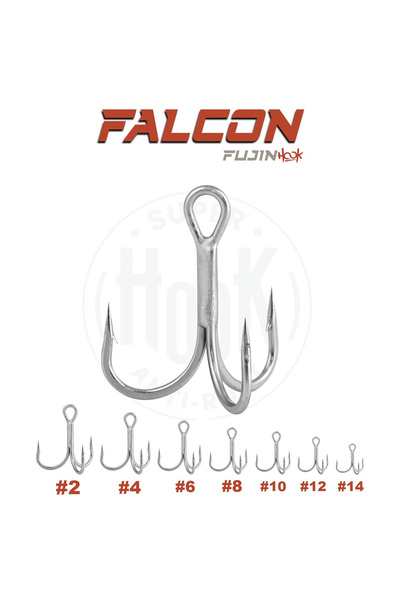 Fujin Falcon Süper Anti-Rust 6 Adet Üçlü İğne 4 no