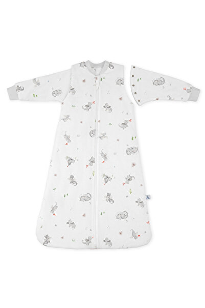 Roosac كيس نوم شتوي للأطفال من القطن المودال 2.5 توج قياسي بأكمام قابلة للفصل...