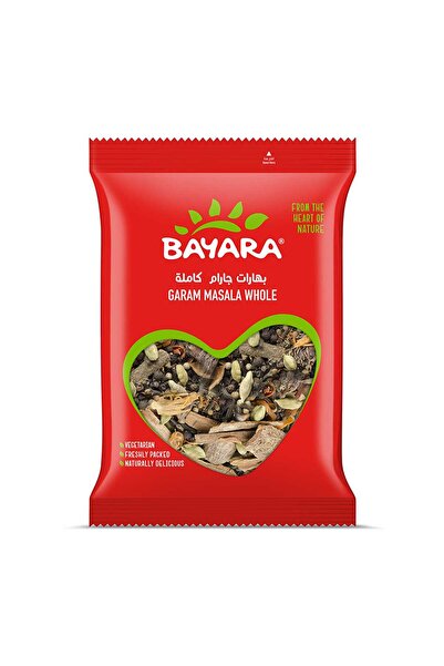 Bayara بهارات غارام ماسالا كاملة 100 غرام - مزيج فاخر كامل لنكهة أصلية