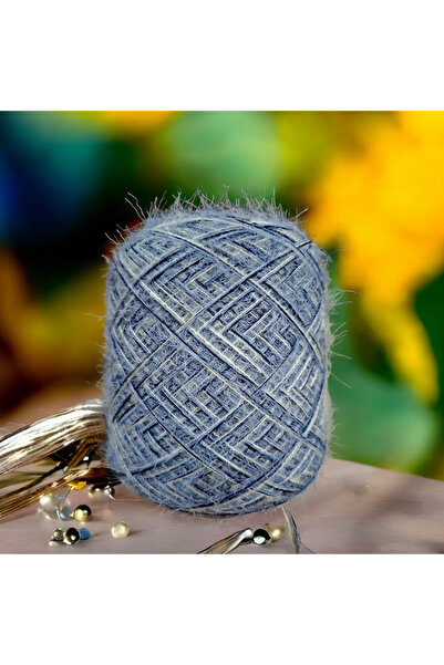 Kırlangıç Kid Mohair & Beard & Cord Sim Mix Design Hand Knitting Yarn 200 Gr