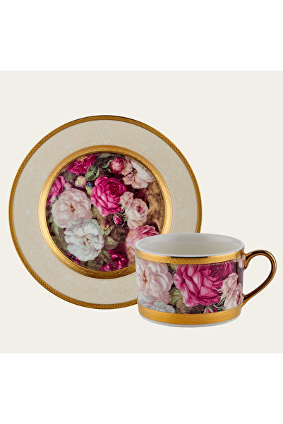 ROY KING ROSA BIANCA 6'LI ÇAY FİNCANI