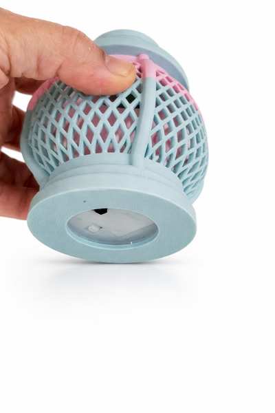 Home Mat Mavi Dekoratif Mini Fener – LED Mum Uyumlu (Lambasız)