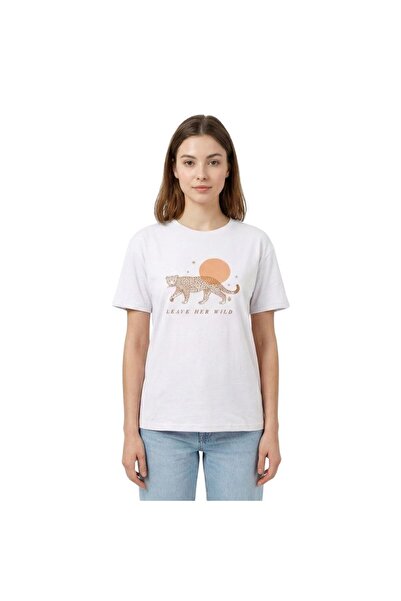 Enfield & Co. Tricou de damă Enfield&Co cu imprimeu Kaplan Ecru