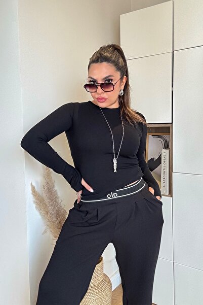 Sohotique By P basic Bluză cu basic degete, neagră