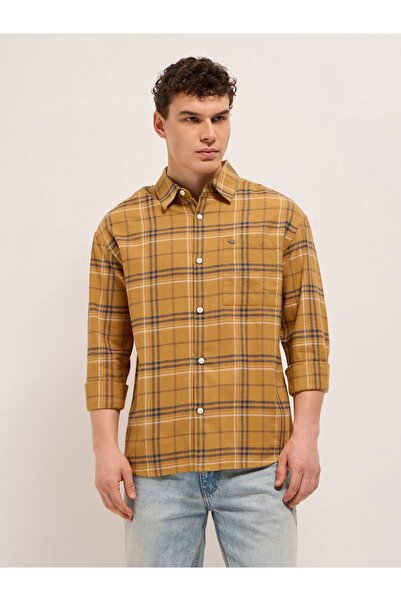 The Bear House Men's long Sleeve Shirt, breathable, soft comfort Fabric
