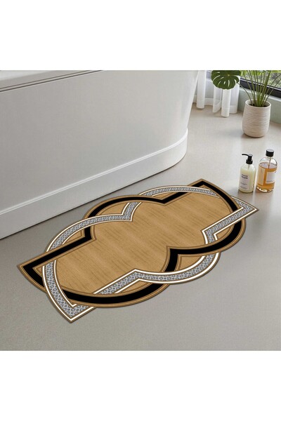 Monnhein Bath Mat, Soft Bathroom Rug, Non-Slip Dot Backing, Washable - 60X100