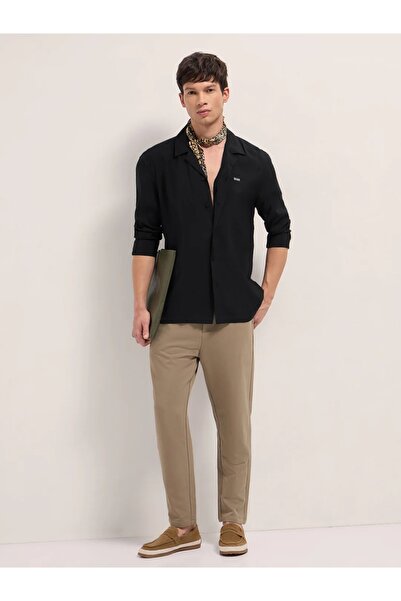 The Bear House Men's long Sleeve Shirt, breathable, soft comfort Fabric