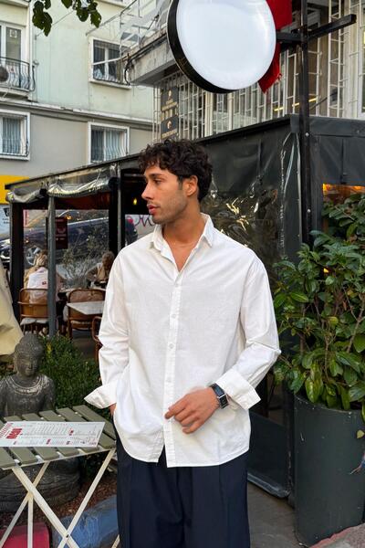 Flaw Wear Basic Regular Shirt White