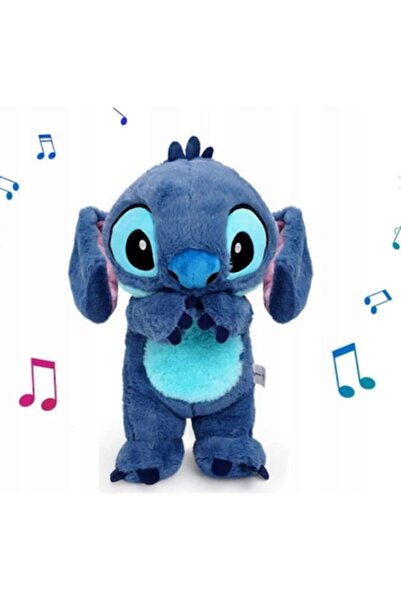 OEM Jucărie de pluș interactivă Stitch, 30 cm, cu sunete liniștitoare și lumi...