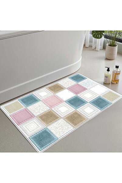 Monnhein سجادة حمام، سجادة حمام ناعمة، قاعدة مانعة للانزلاق، قابلة للغسل - 60...