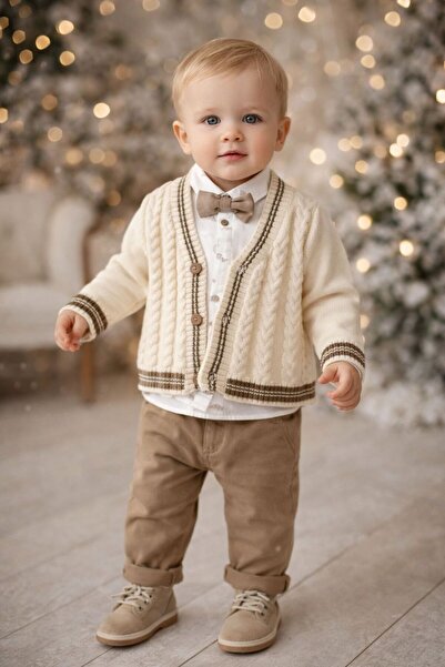Ysferbutik Baby Boy Pants Knitwear Cardigan Shirt