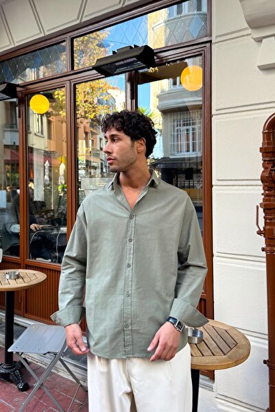 Flaw Wear Basic Regular Shirt Khaki