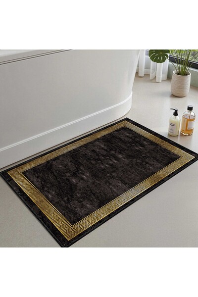 Monnhein Bath Mat, Soft Bathroom Rug, Non-Slip Dot Backing, Washable - 60X100