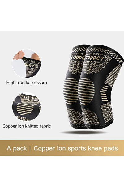 Choice دعامة ركبة نحاسية من قطعتين لتخفيف آلام التهاب المفاصل - كم ركبة نحاسي...