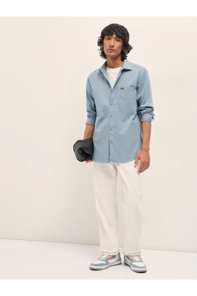 The Bear House Men's long Sleeve Shirt, breathable, soft comfort Fabric