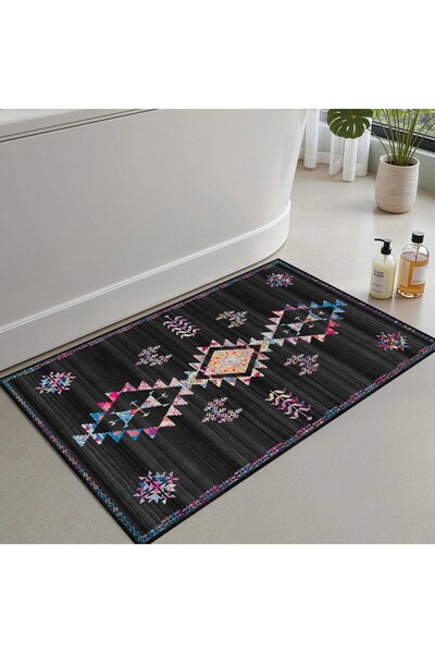 Monnhein Bath Mat, Soft Bathroom Rug, Non-Slip Dot Backing, Washable - 60X100