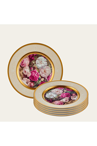 ROY KING ROSA BIANCA 6'LI PASTA TABAK