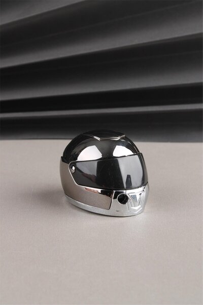 Silvio Monetti Motor Kaskı Tasarımlı Doldurulabilir Normal Alevli Çakmak - He...