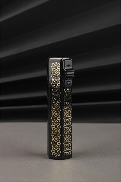 Silvio Monetti Özel Tasarım Pürmüz Jet Alevli Altıgen Gazlı Çakmak SM188PG0002