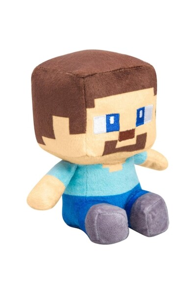 Cozevdnt Minecraft Mini Crafter Steve Plush Toy, 15cm