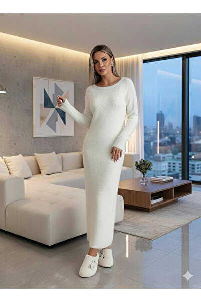 Sea Style Yumuşak Dokulu Uzun Triko Elbise