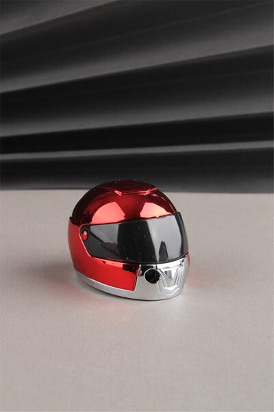 Silvio Monetti Motor Kaskı Tasarımlı Doldurulabilir Normal Alevli Çakmak - He...