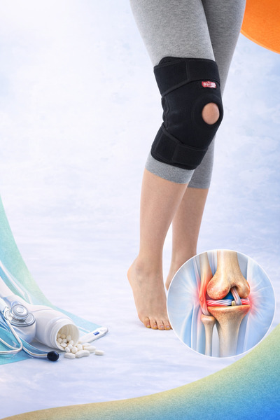 Serra's دعامة الركبة مع دعم الرضفة لتخفيف آلام الرباط المتقاطع والغضروف الهلا...