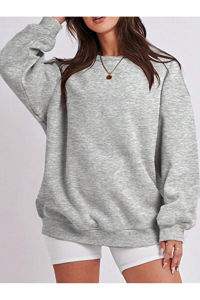 DAXİS Sportwear Company سترة نسائية بياقة دائرية سادة