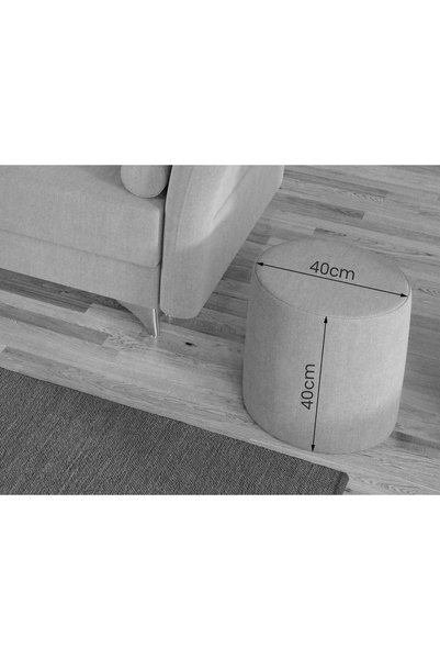 Mobila Laguna Taburet Smart, tapitat stofa, 40 x 40 x 40 cm
