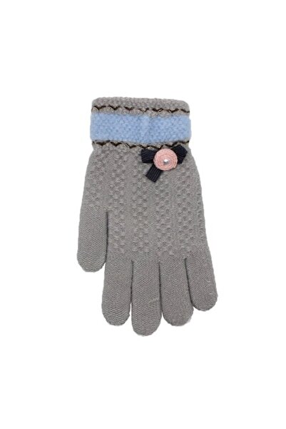 Optim Solution TouchScreen Sensitive Gloves, Quality Warm Wool, Rose Design
