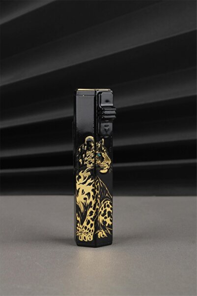 Silvio Monetti Leopar Pürmüz Jet Alevli Altıgen Gazlı Çakmak SM188PH0002