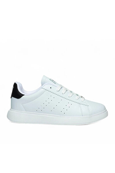 iskarpino Casual Lace-Up White Sports Shoes Sneaker