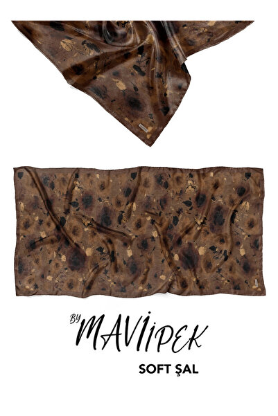 şehri şal Mavi İpek Soft Pamuk Şal Desen 1 D6