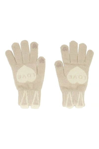 Optim Solution TouchScreen Sensitive Gloves, Quality Warm Wool, Heart Love De...