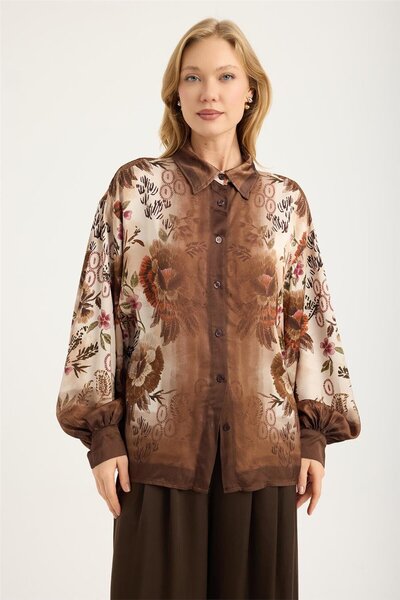 HomeStore Çiçek Desenli Gömlek