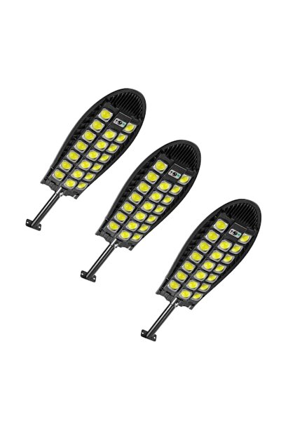 Optim Solution Set of 3 Solar Street Lamps with 20 LED COB